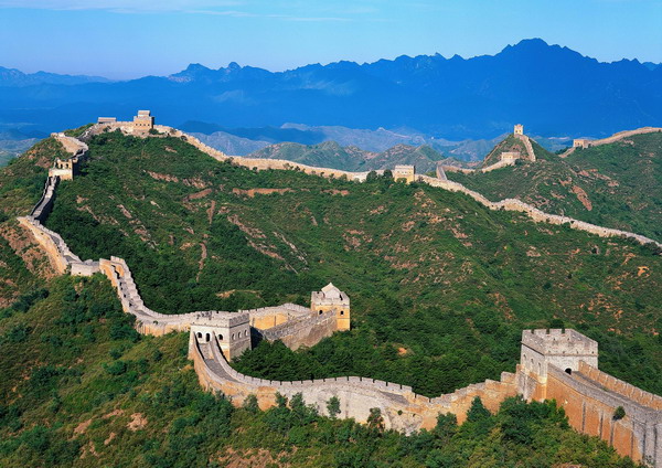 中国长城图片-中华图片图 山岭 俯视 守护 华夏